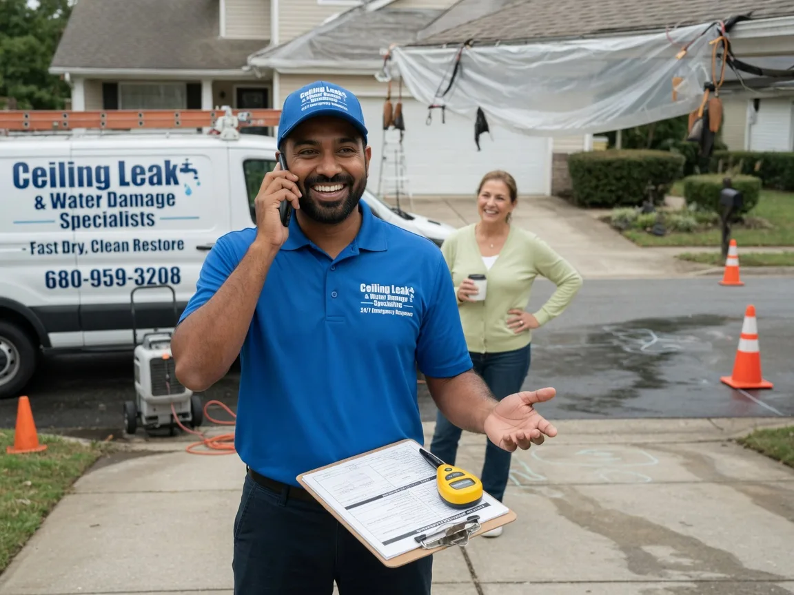 Ceiling Leak Cleanup Oldfield, MO FAQs